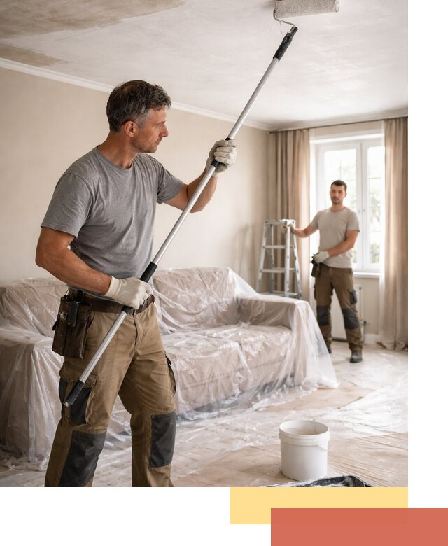 Грунтовка потолка в Златоусте — подготовка под покраску и отделку