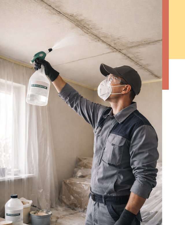 Антисептическая обработка потолка в Златоусте от 2578 руб. | ОТДЕЛОЧНИК-Злт