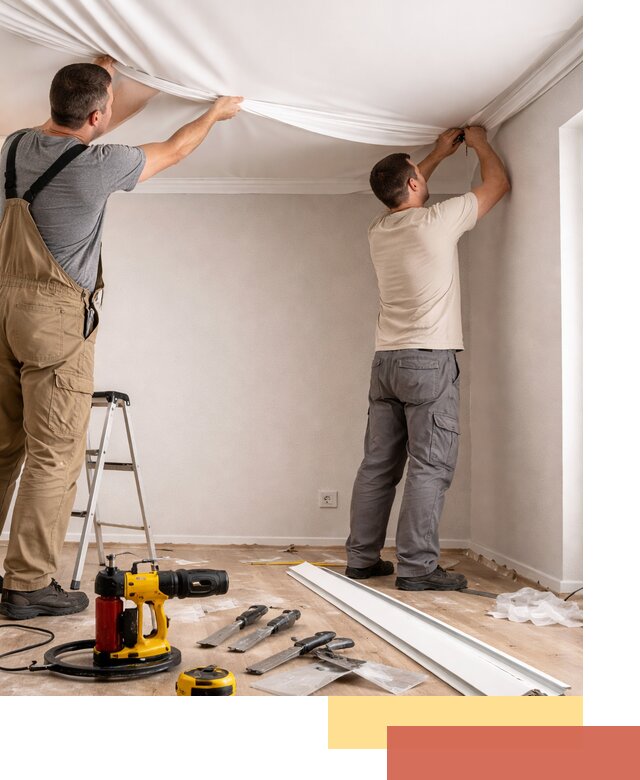 Монтаж ПВХ натяжного потолка в Златоусте качественно и быстро