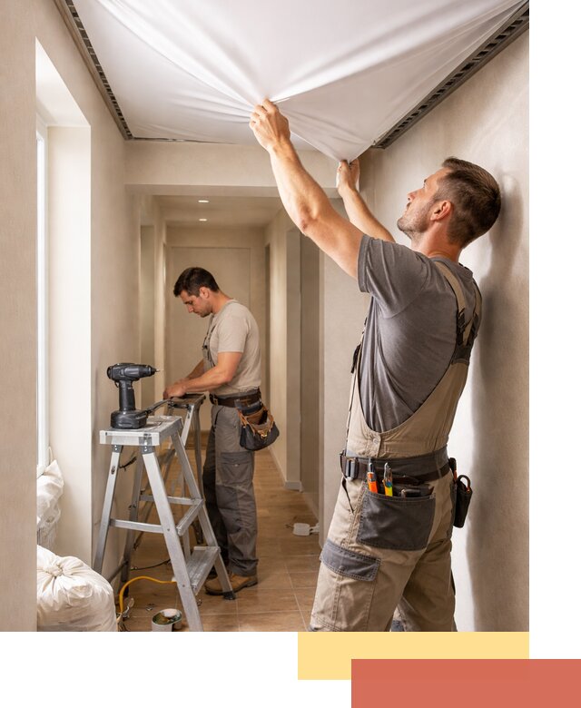 Монтаж натяжного потолка в прихожей в Златоусте