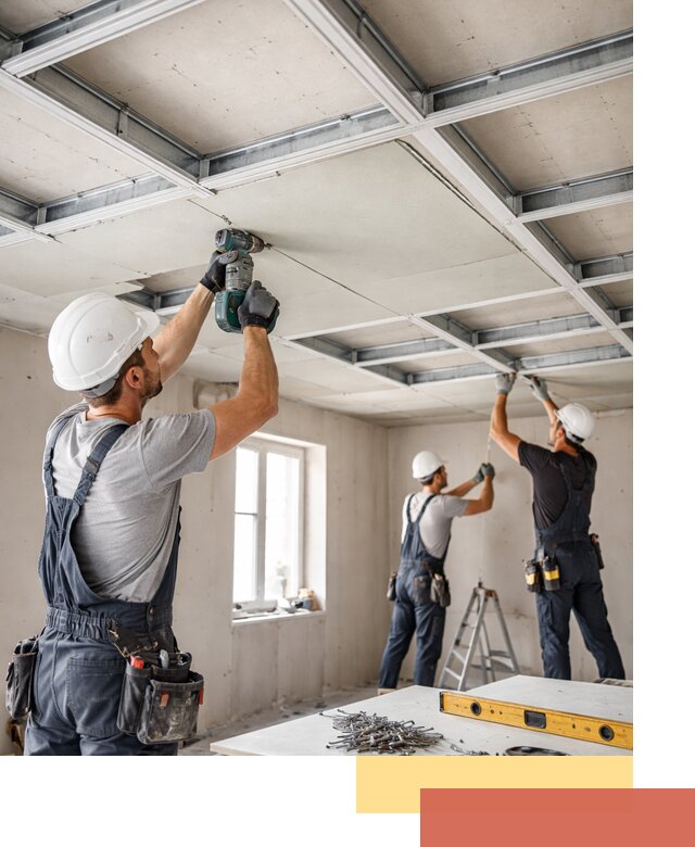 Кессонный потолок из гипсокартона под ключ в Златоусте