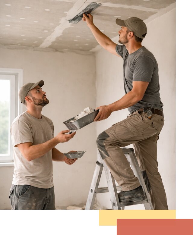 Шпаклевка потолка из гипсокартона в Златоусте качественно и быстро