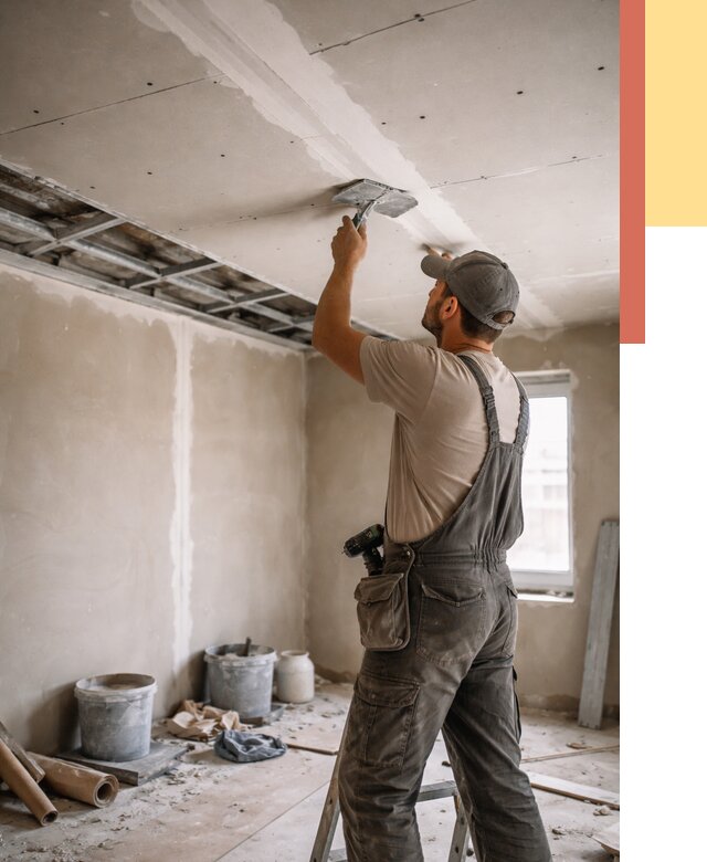 Ремонт потолка из гипсокартона в Златоусте от 670 руб./м² — быстро и недорого | ОТДЕЛОЧНИК-Злт