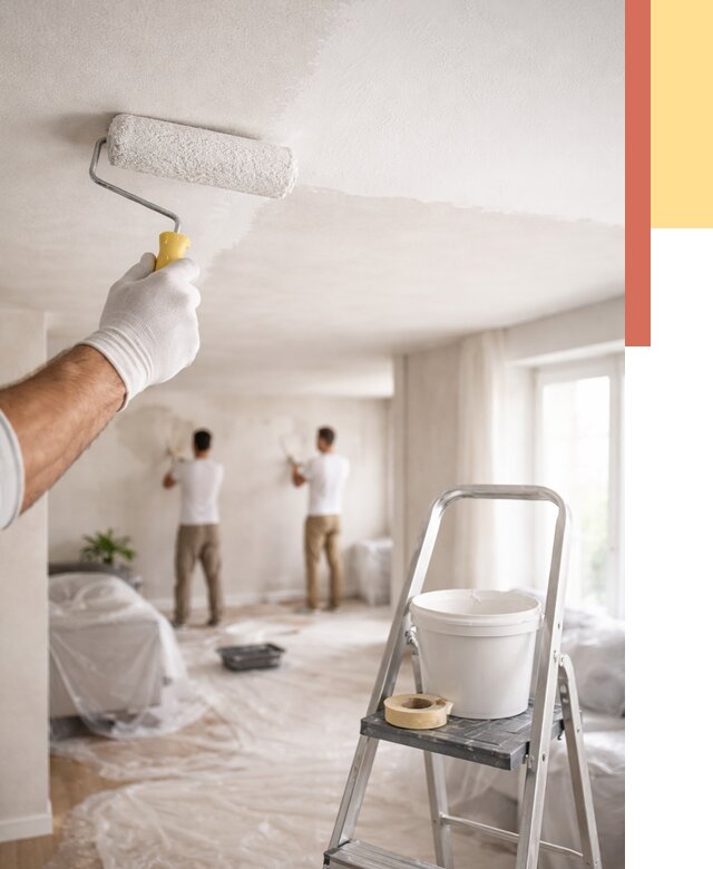 Покраска потолка акриловой краской в Златоусте от 2578 руб. | ОТДЕЛОЧНИК-Злт