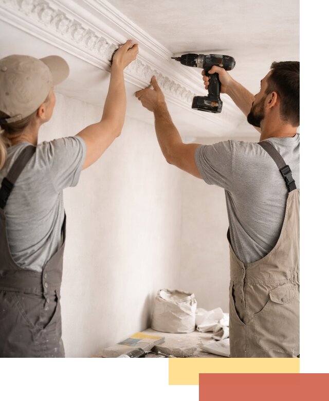 Профессиональный монтаж лепнины на потолок в Златоусте