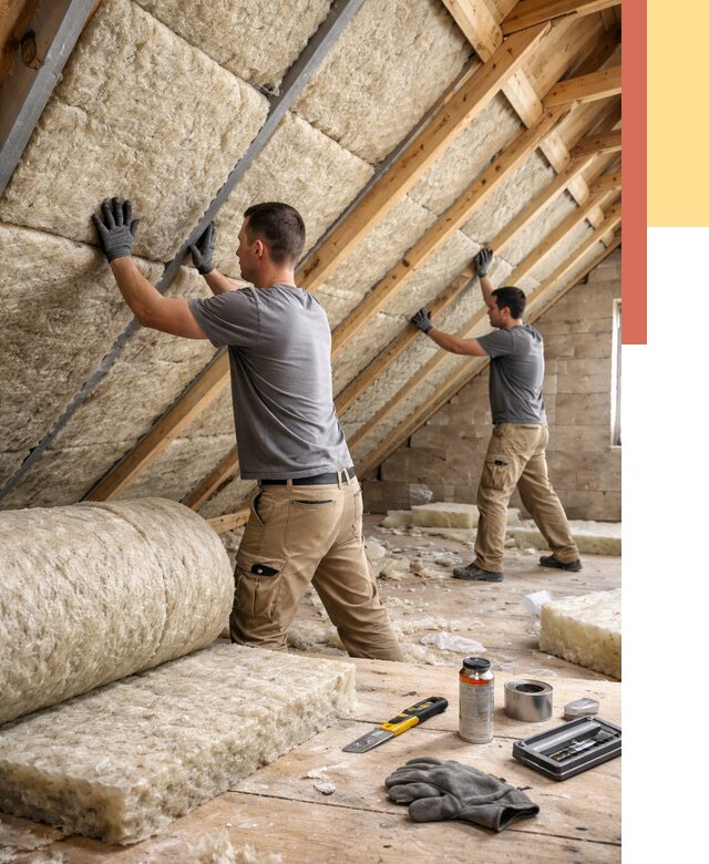 Утепление потолка минватой в Златоусте от 1495 руб. — быстро и недорого | ОТДЕЛОЧНИК-Злт