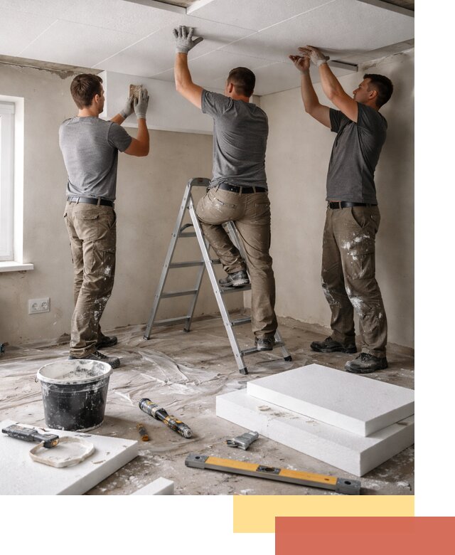 Утепление потолка пенопластом в Златоусте быстро и качественно